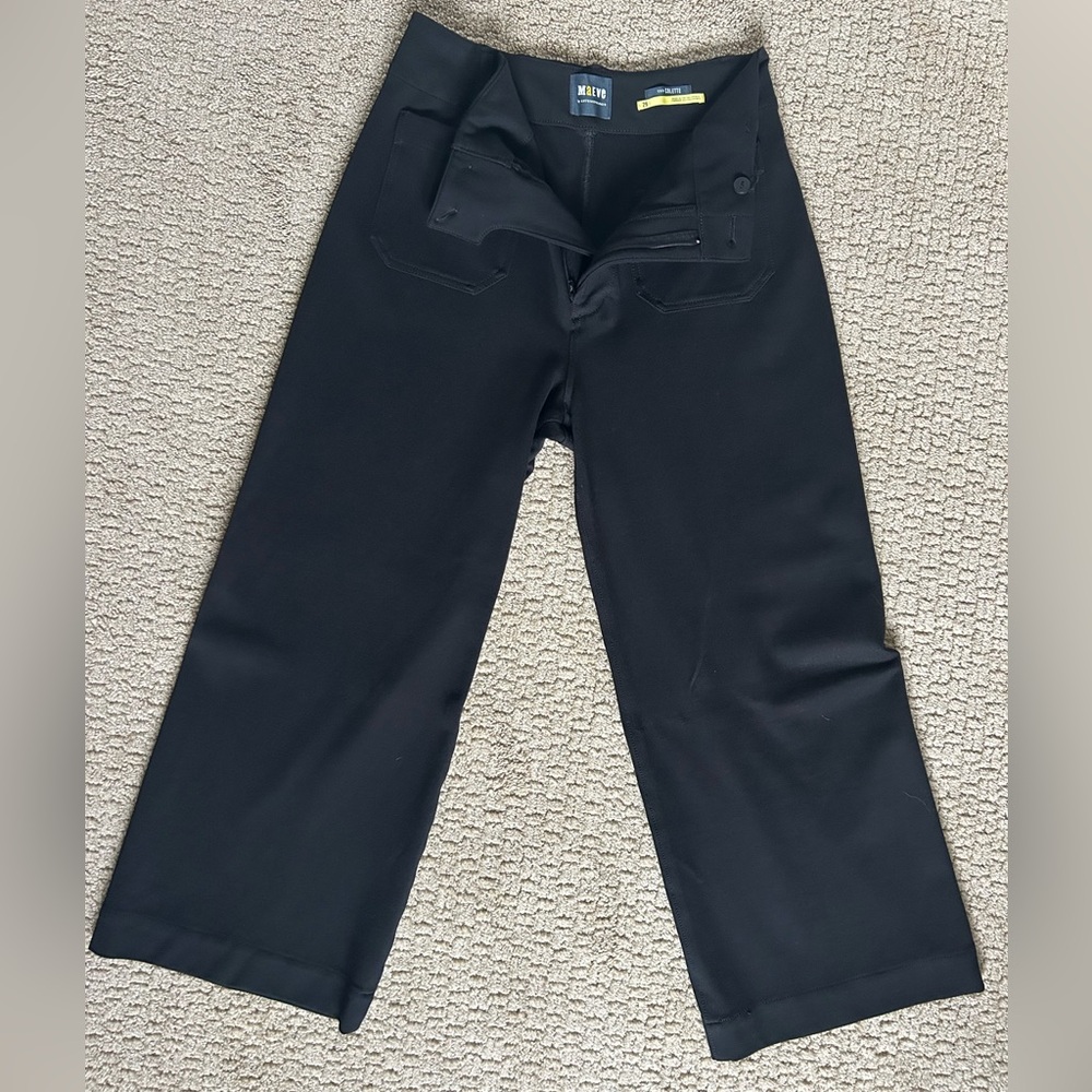 Maeve The Colette Cropped Wide-Leg Trousers